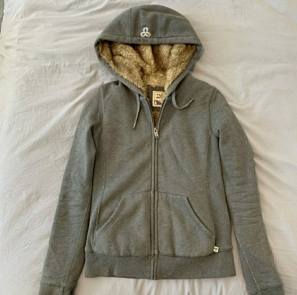 Tna fur lined hoodie